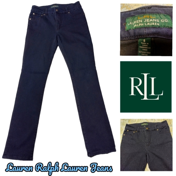 Lauren Ralph Lauren Pants - Lauren Ralph Lauren Jeans - Women's Size 8 - Dark Wash